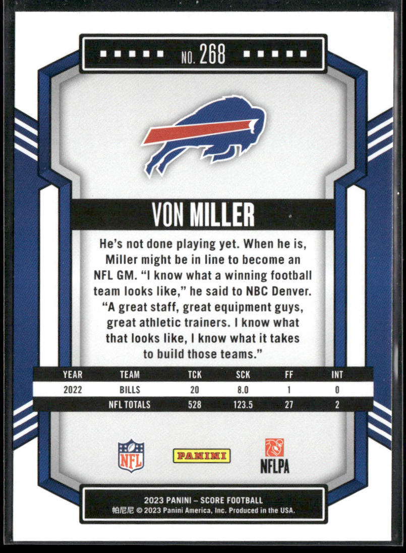 Von Miller 2023 Score #268 Buffalo Bills