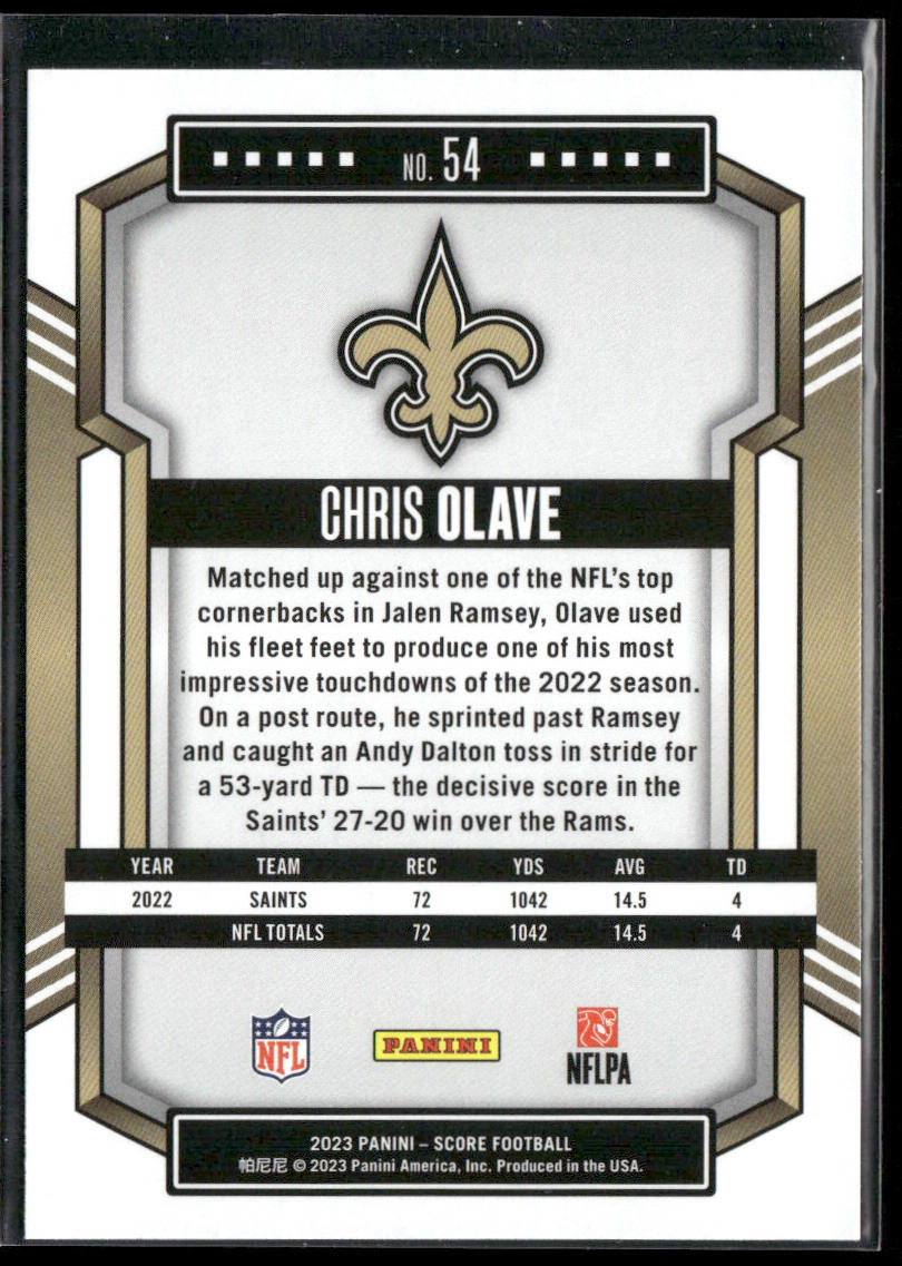 Chris Olave 2023 Score #54 New Orleans Saints