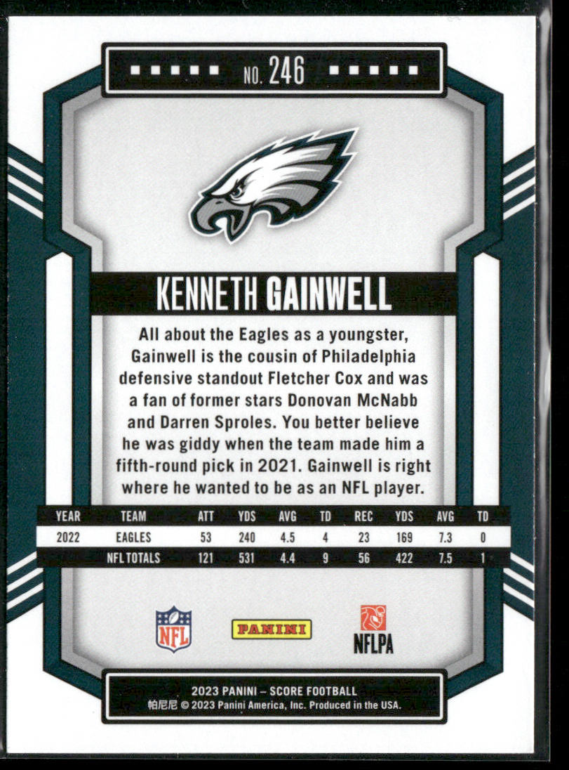 Kenneth Gainwell 2023 Score #246 Philadelphia Eagles