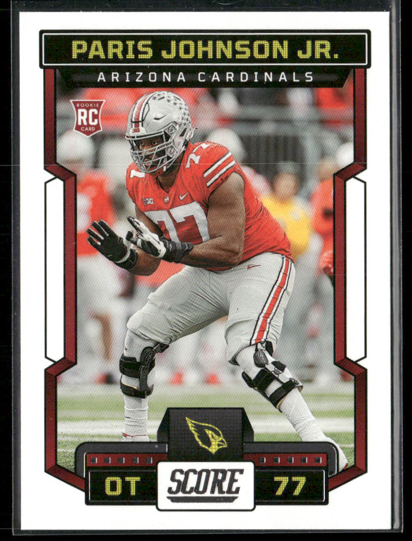 Paris Johnson Jr. 2023 Score #399 RC Arizona Cardinals