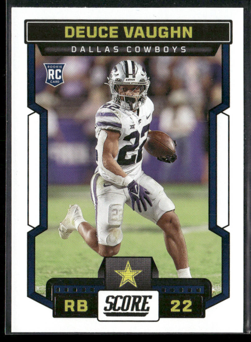 Deuce Vaughn 2023 Score #327 RC Dallas Cowboys