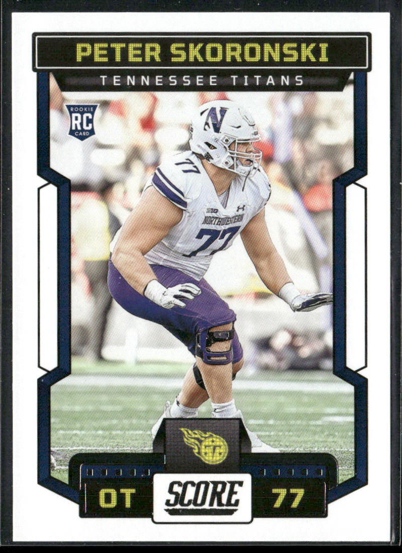 Peter Skoronski 2023 Score #397 RC Tennessee Titans