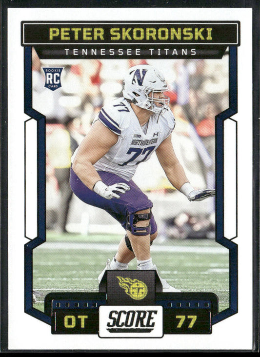 Peter Skoronski 2023 Score #397 RC Tennessee Titans