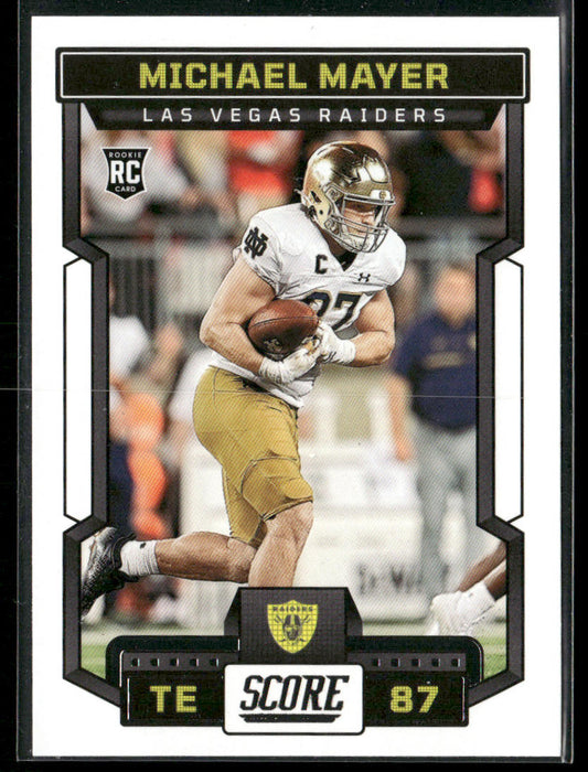 Michael Mayer 2023 Score #337 RC Las Vegas Raiders