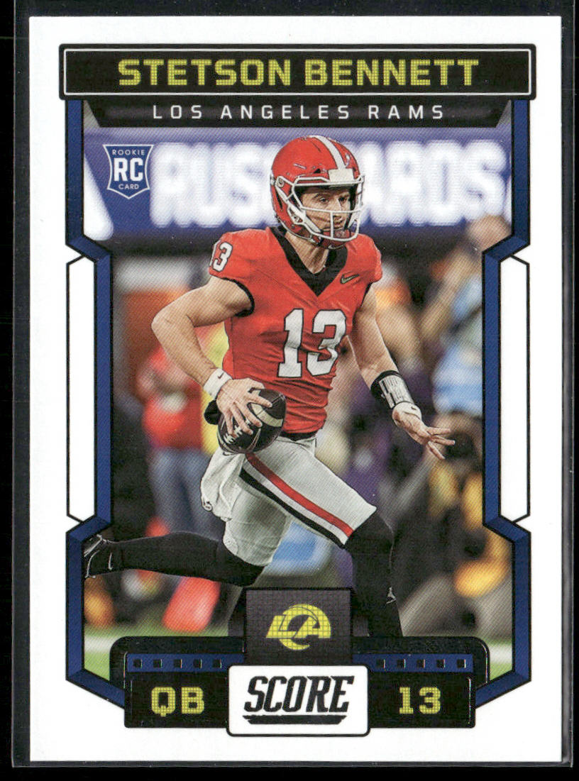 Stetson Bennett 2023 Score #313 RC Los Angeles Rams