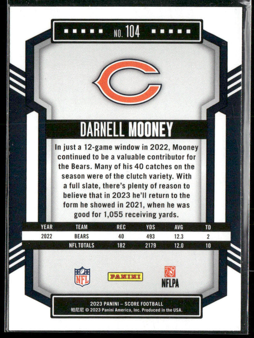 Darnell Mooney 2023 Score #104 Chicago Bears