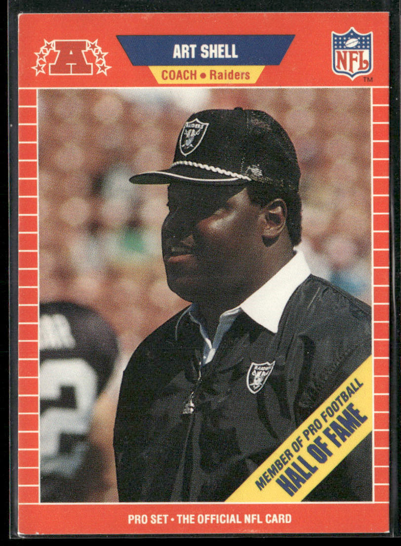 Art Shell 1989 Pro Set #541 Los Angeles Raiders