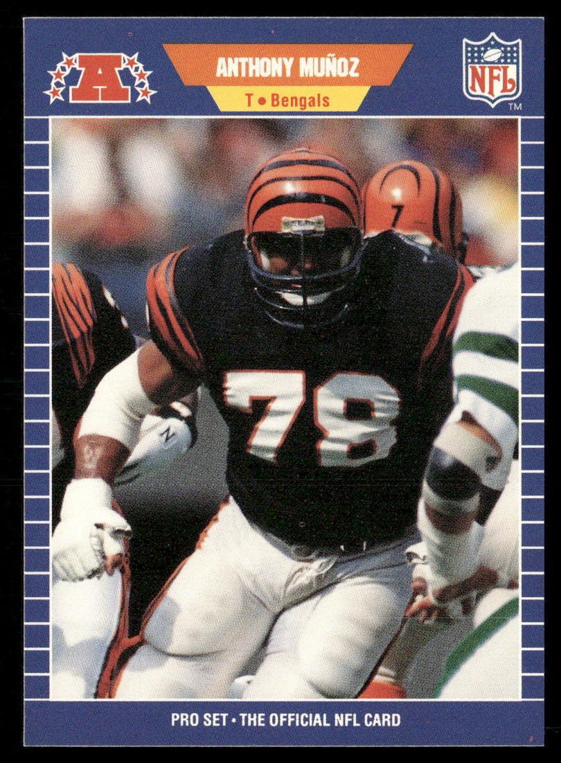 Anthony Munoz 1989 Pro Set #66 Cincinnati Bengals