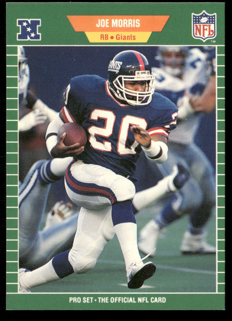 Joe Morris 1989 Pro Set #289 New York Giants