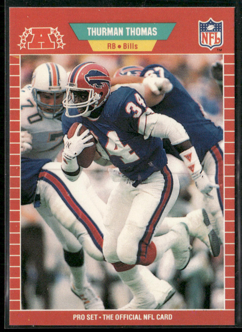 Thurman Thomas 1989 Pro Set #32 RC Buffalo Bills