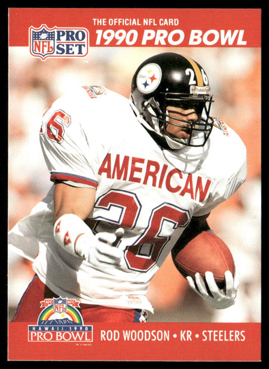 Rod Woodson 1990 Pro Set #377 Pittsburgh Steelers
