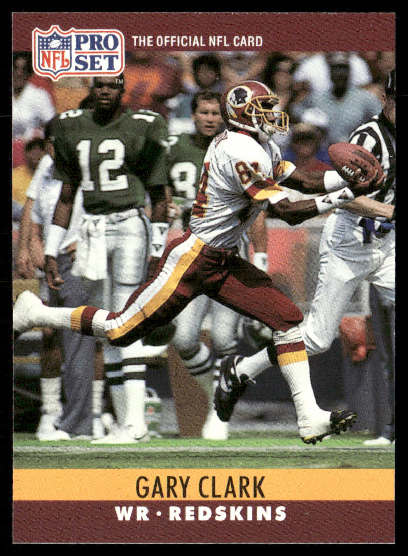 Gary Clark 1990 Pro Set #321 Washington Redskins