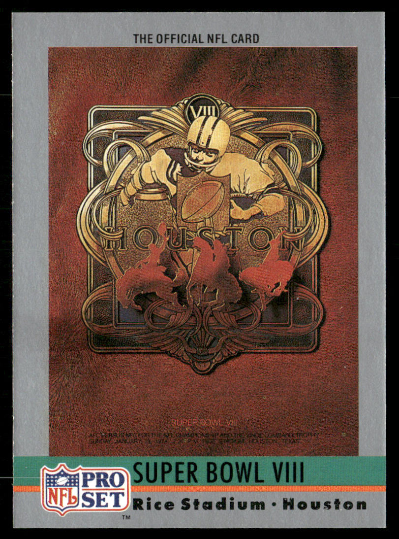 Super Bowl 1990 Pro Set Super Bowl Collectibles #8
