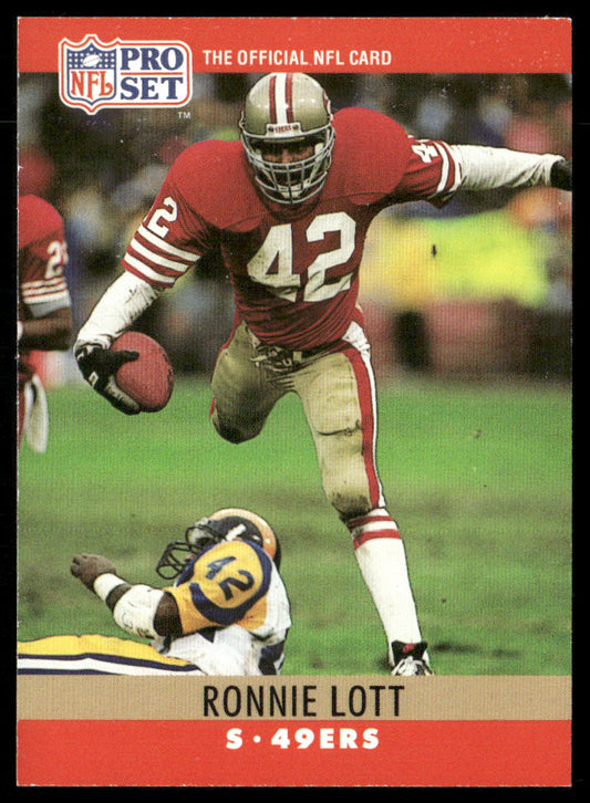 Ronnie Lott 1990 Pro Set #291 San Francisco 49ers