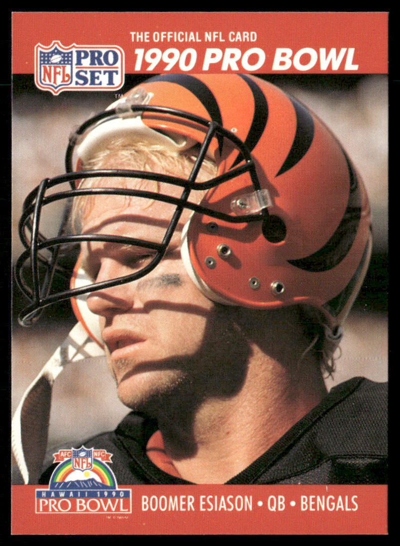 Boomer Esiason 1990 Pro Set #341 Cincinnati Bengals