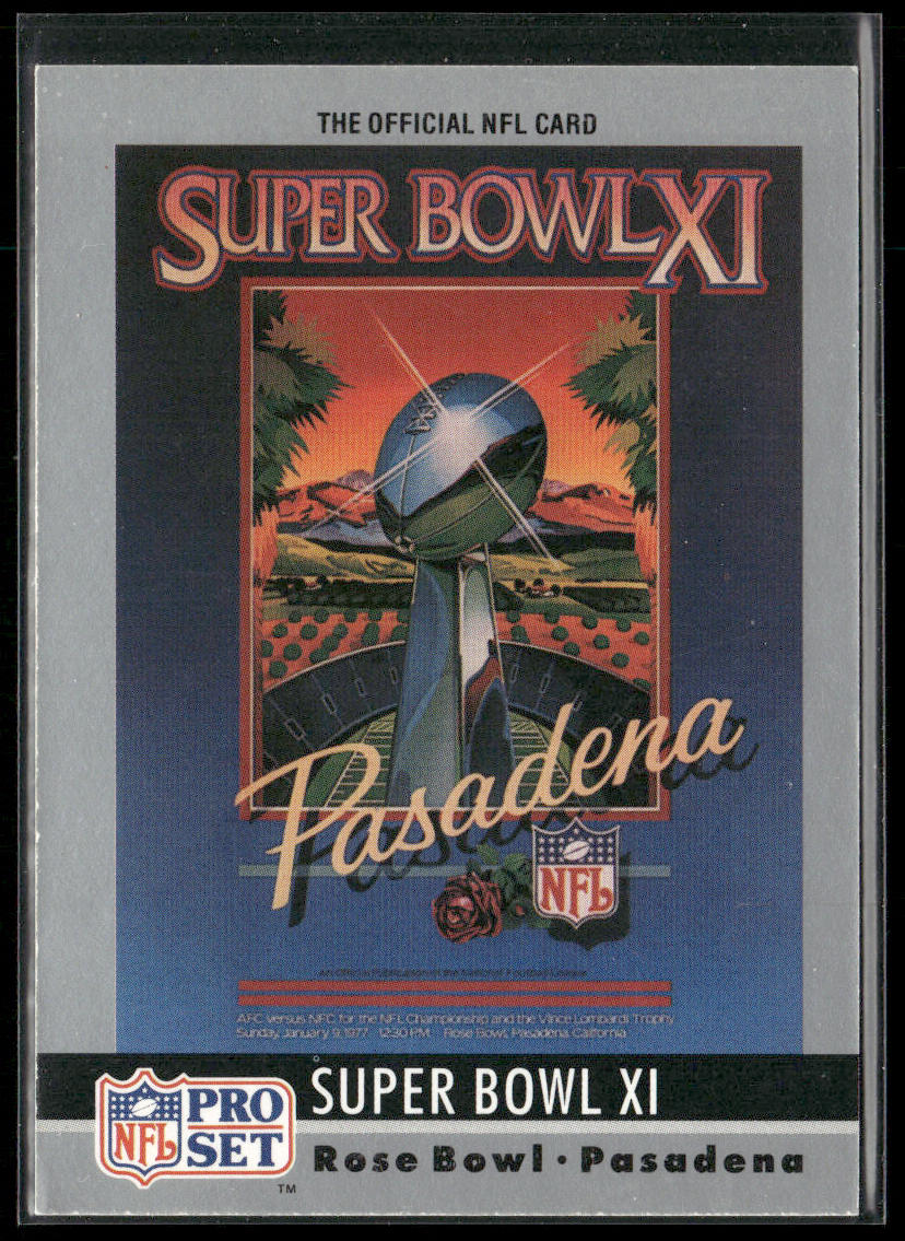 Super Bowl 1990 Pro Set Super Bowl Collectibles #11