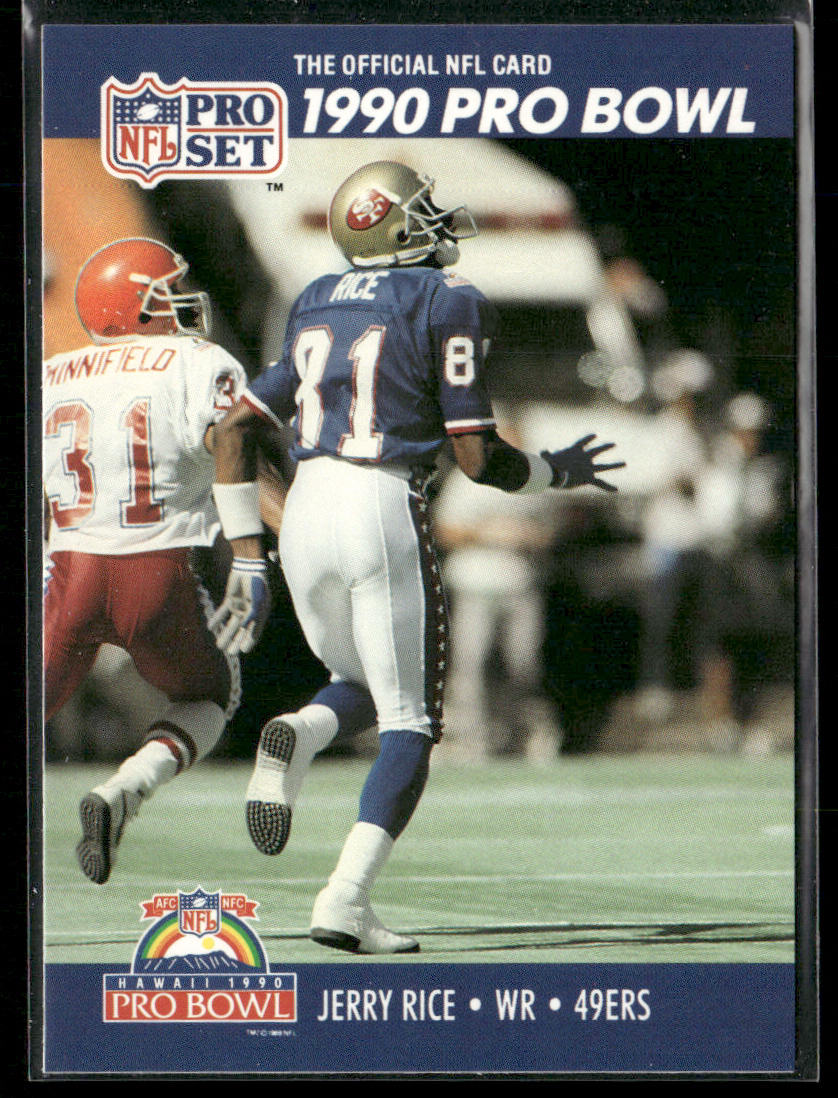 Jerry Rice 1990 Pro Set #411 San Francisco 49ers