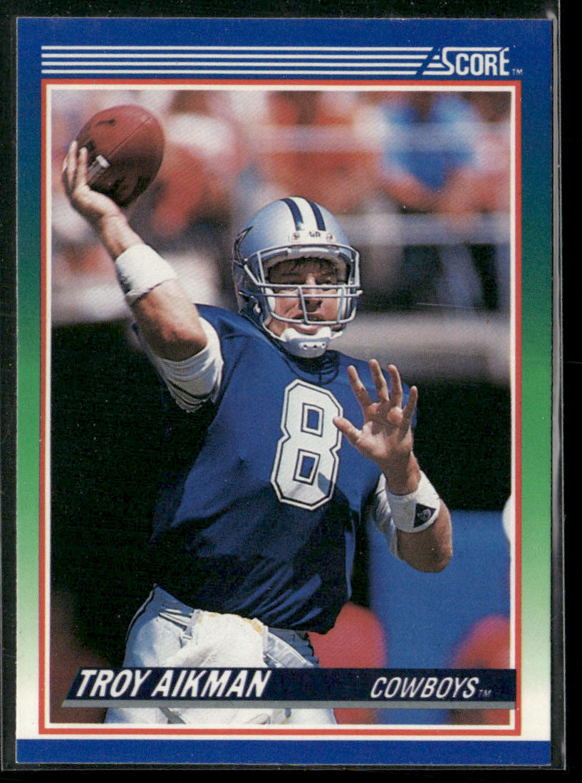 Troy Aikman 1990 Score #21 Dallas Cowboys