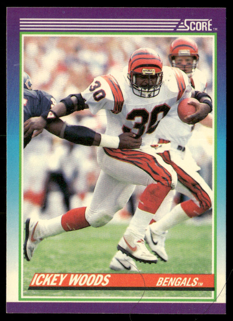 Ickey Woods 1990 Score #130 Cincinnati Bengals