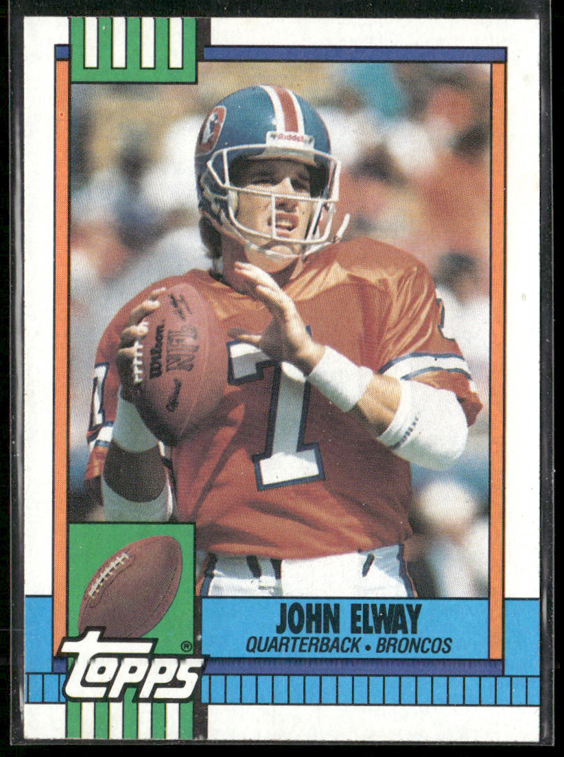 John Elway 1990 Topps #37 Denver Broncos