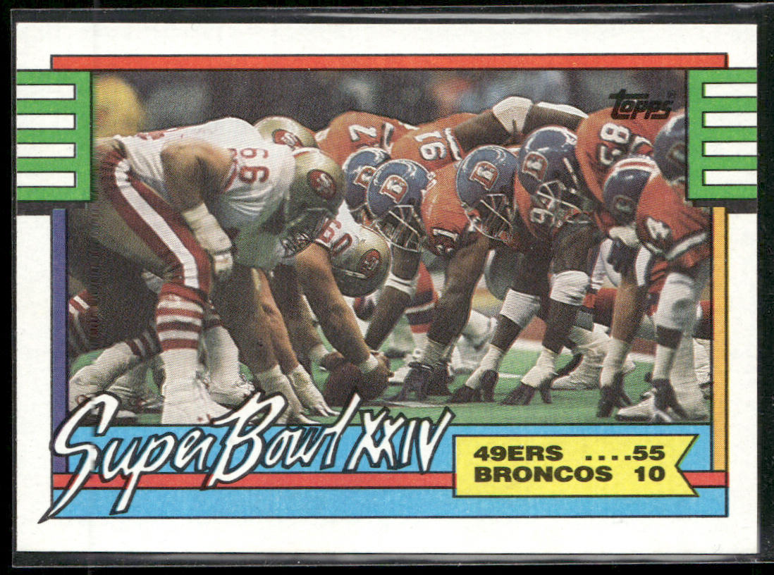 Super Bowl XXIV 1990 Topps #5b