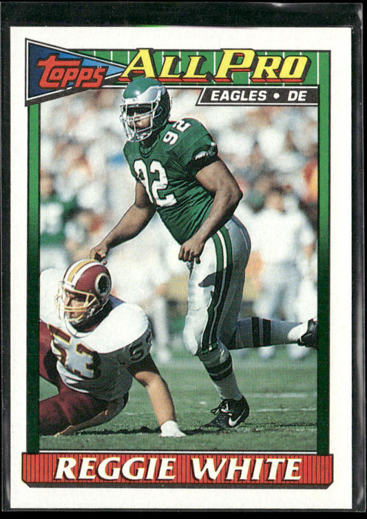 Reggie White 1991 Topps #212 Philadelphia Eagles