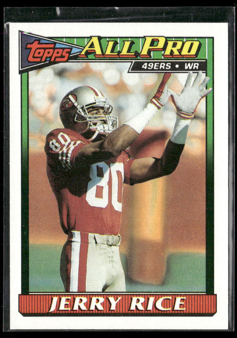 Jerry Rice 1991 Topps #81 San Francisco 49ers