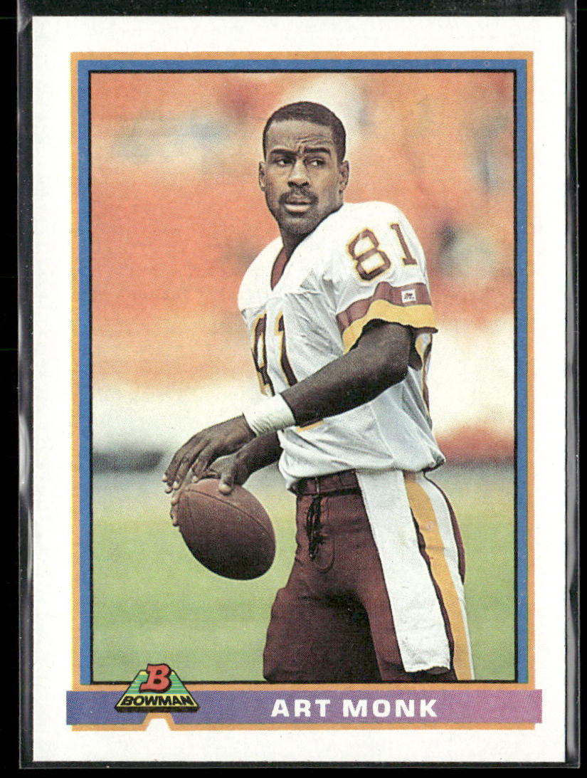 Art Monk 1991 Bowman #536 Washington Redskins
