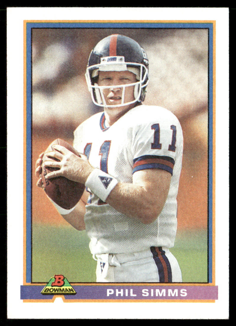 Phil Simms 1991 Bowman #364 New York Giants