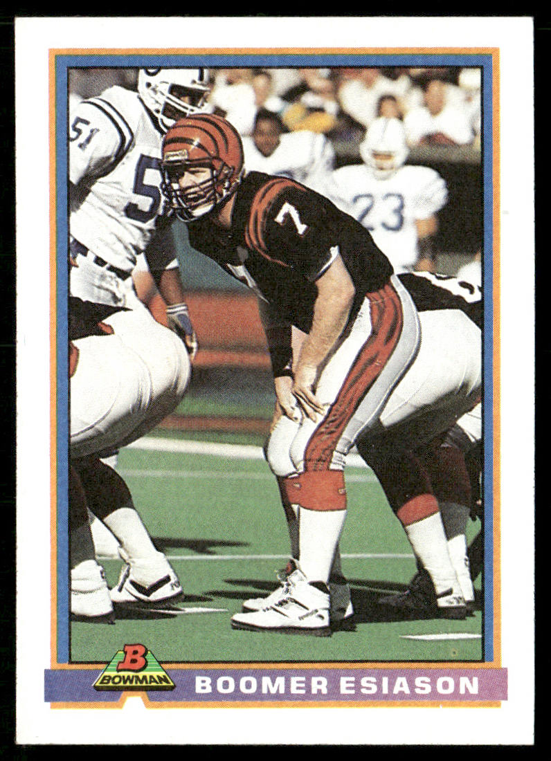 Boomer Esiason 1991 Bowman #84 Cincinnati Bengals