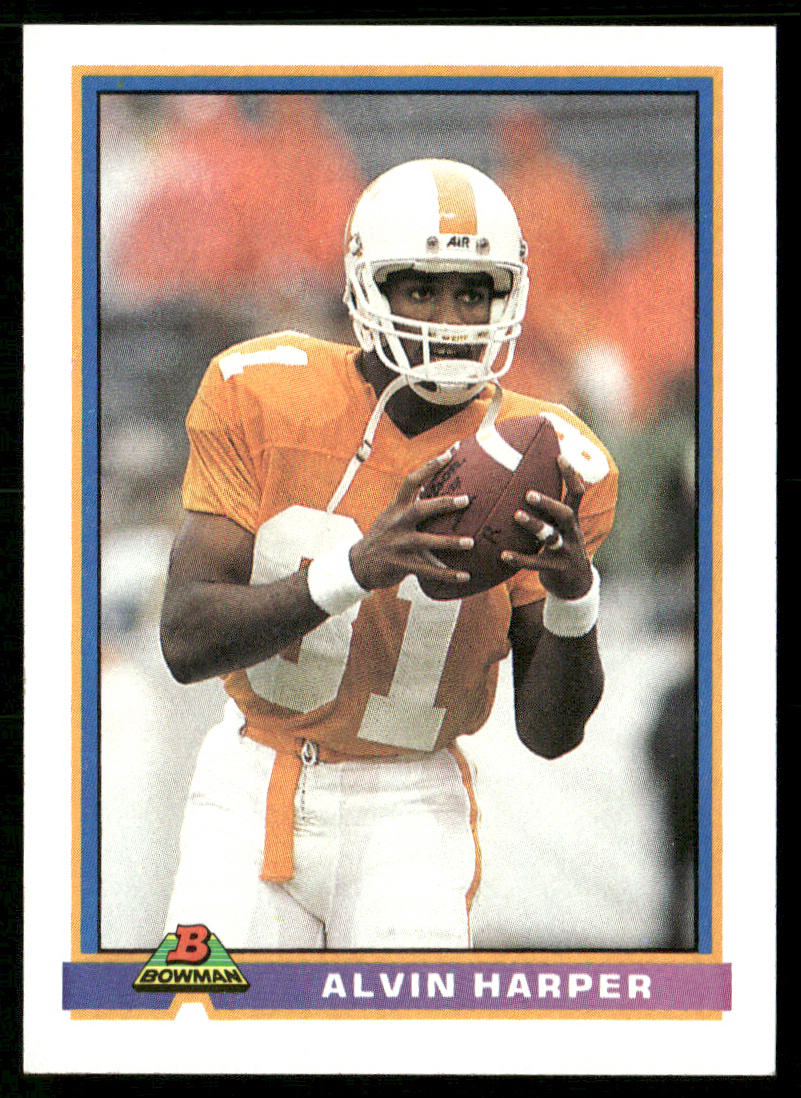 Alvin Harper 1991 Bowman #122 RC Dallas Cowboys