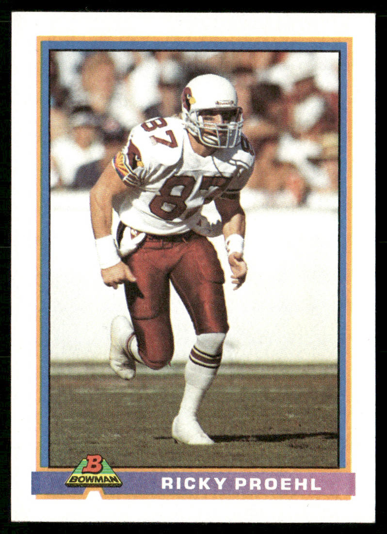 Ricky Proehl 1991 Bowman #420 Phoenix Cardinals