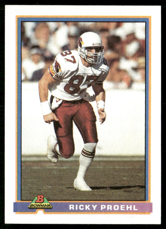 Ricky Proehl 1991 Bowman #420 Phoenix Cardinals
