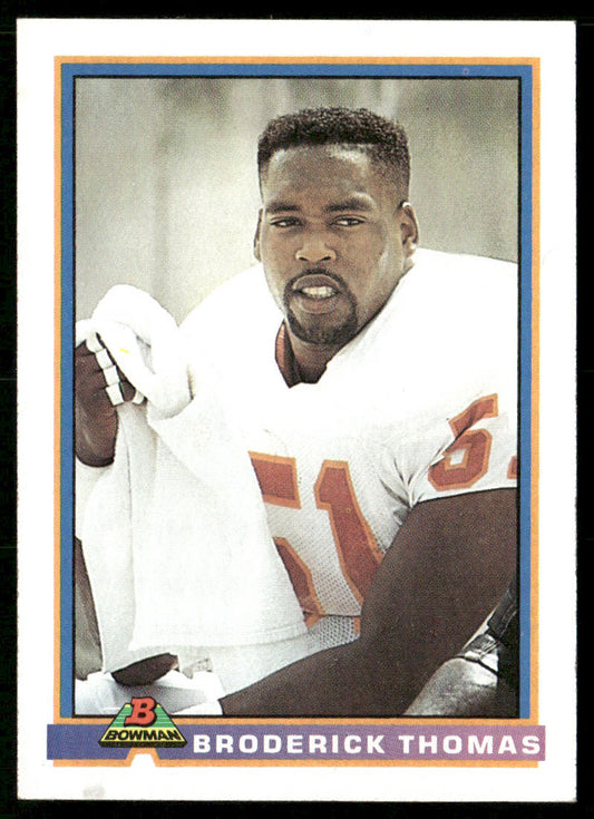 Broderick Thomas 1991 Bowman #517 Tampa Bay Buccaneers