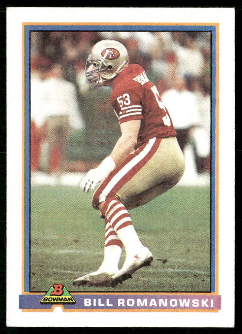 Bill Romanowski 1991 Bowman #476 San Francisco 49ers