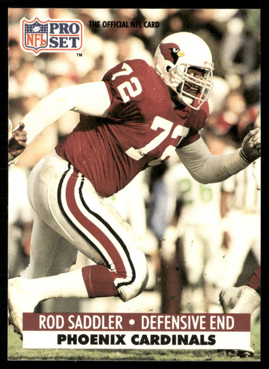 Rod Saddler 1991 Pro Set #266 RC Phoenix Cardinals