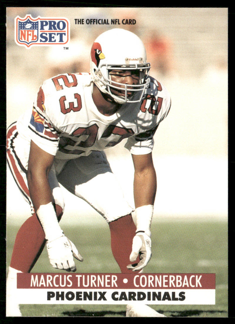 Marcus Turner 1991 Pro Set #269 RC Phoenix Cardinals