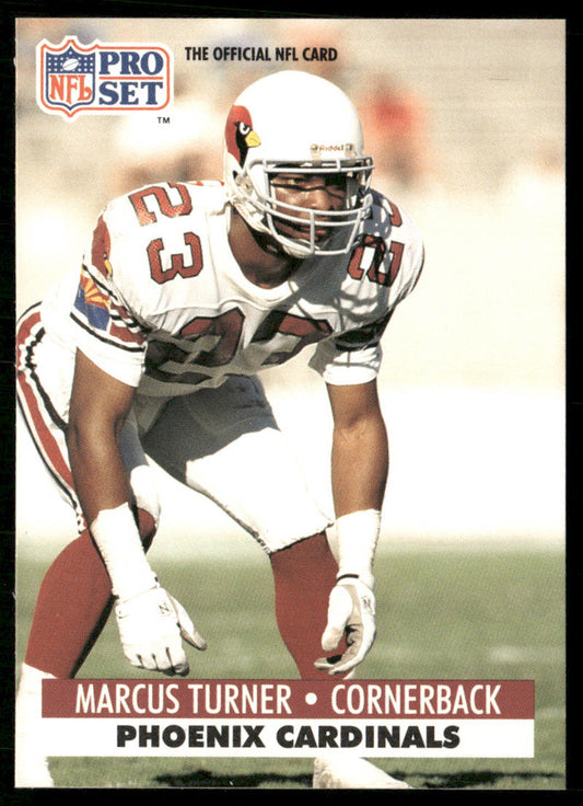 Marcus Turner 1991 Pro Set #269 RC Phoenix Cardinals