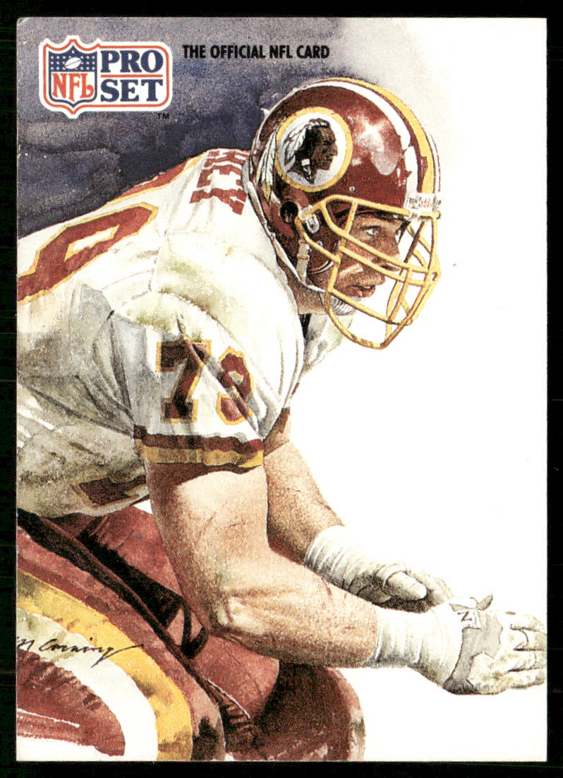 Jim Lachey 1991 Pro Set #381 Washington Redskins