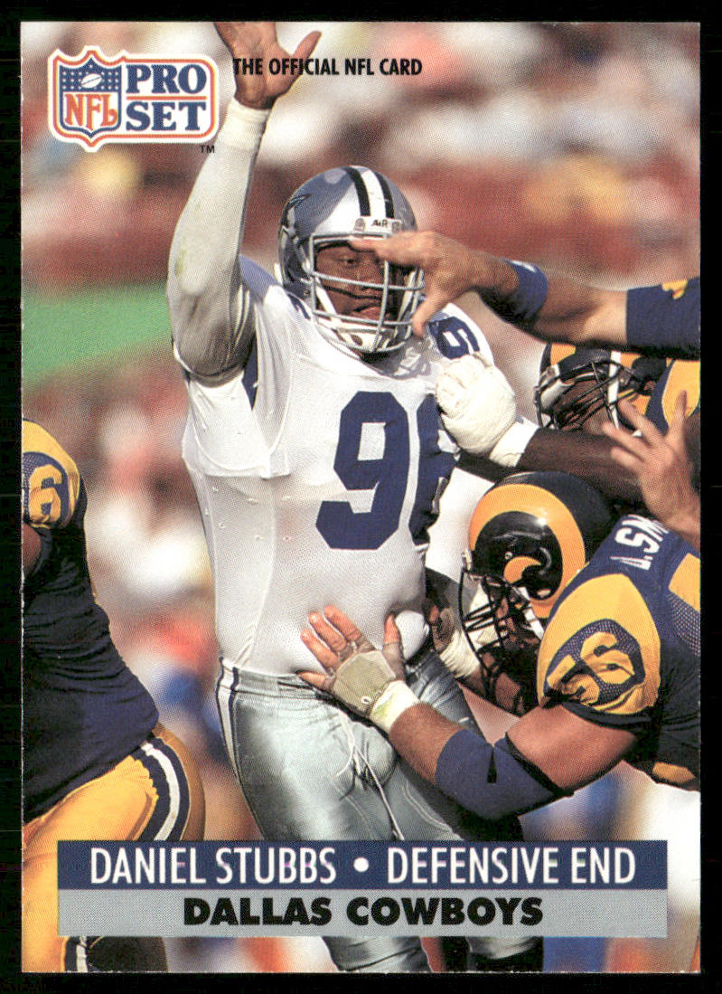 Daniel Stubbs 1991 Pro Set #134 Dallas Cowboys