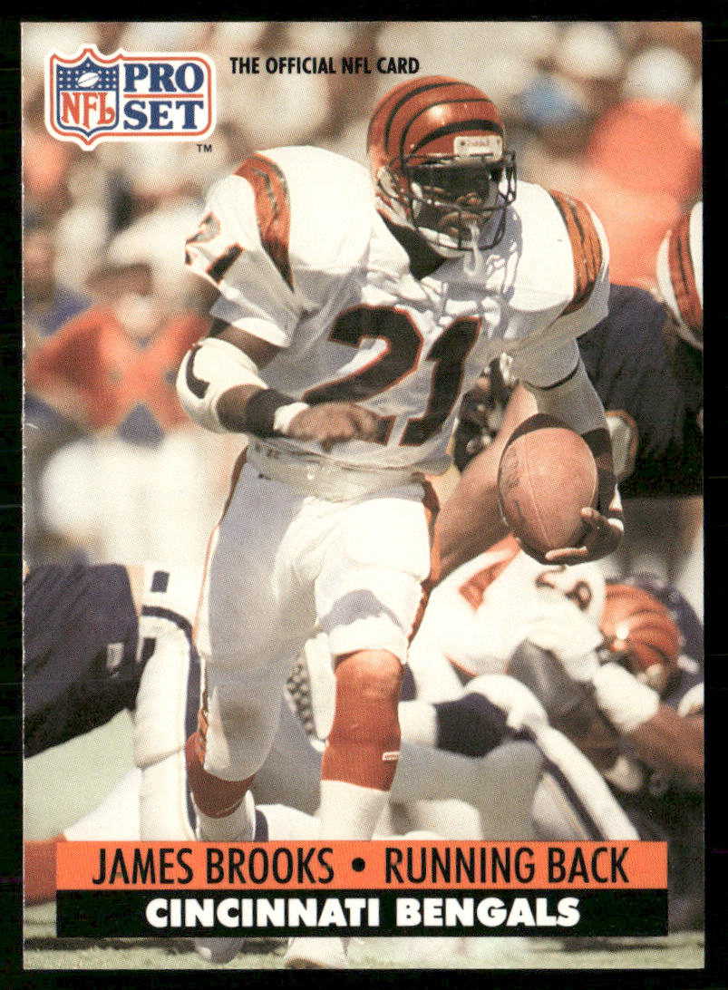 James Brooks 1991 Pro Set #110 Cincinnati Bengals