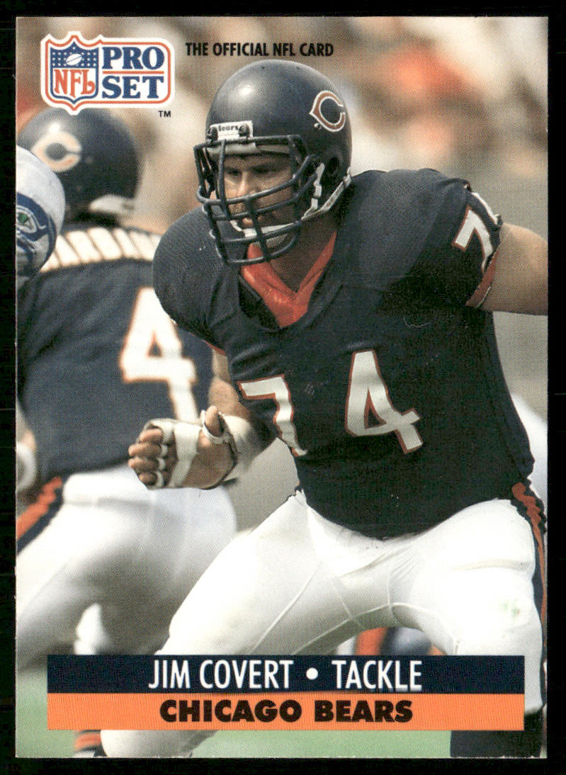 Jim Covert 1991 Pro Set #102 Chicago Bears