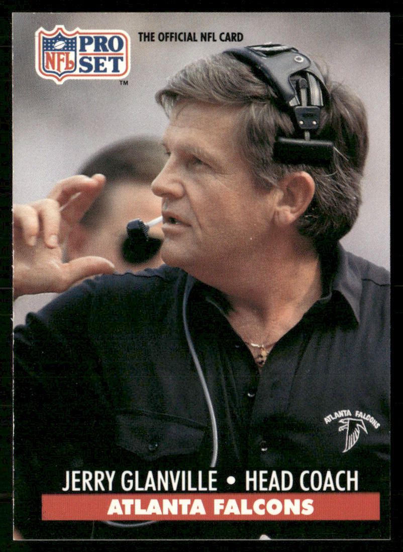 Jerry Glanville 1991 Pro Set #99 Atlanta Falcons