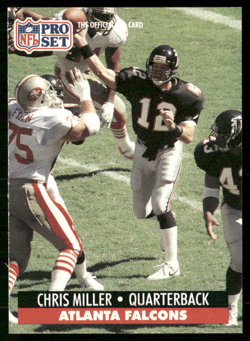 Chris Miller 1991 Pro Set #97 Atlanta Falcons