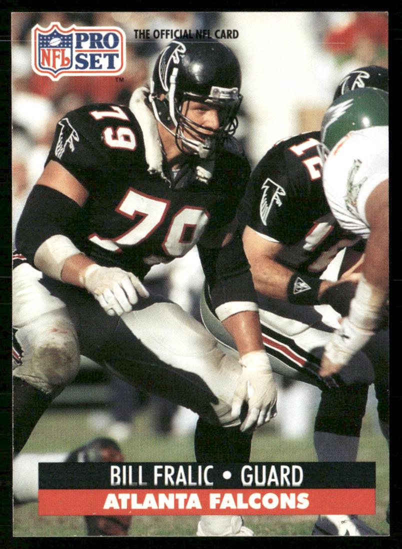 Bill Fralic 1991 Pro Set #93 Atlanta Falcons