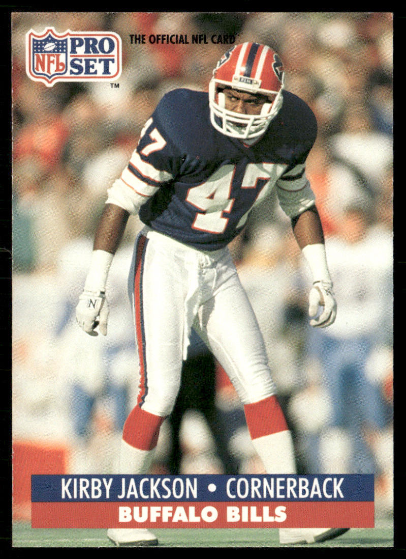 Kirby Jackson 1991 Pro Set #77 RC Buffalo Bills