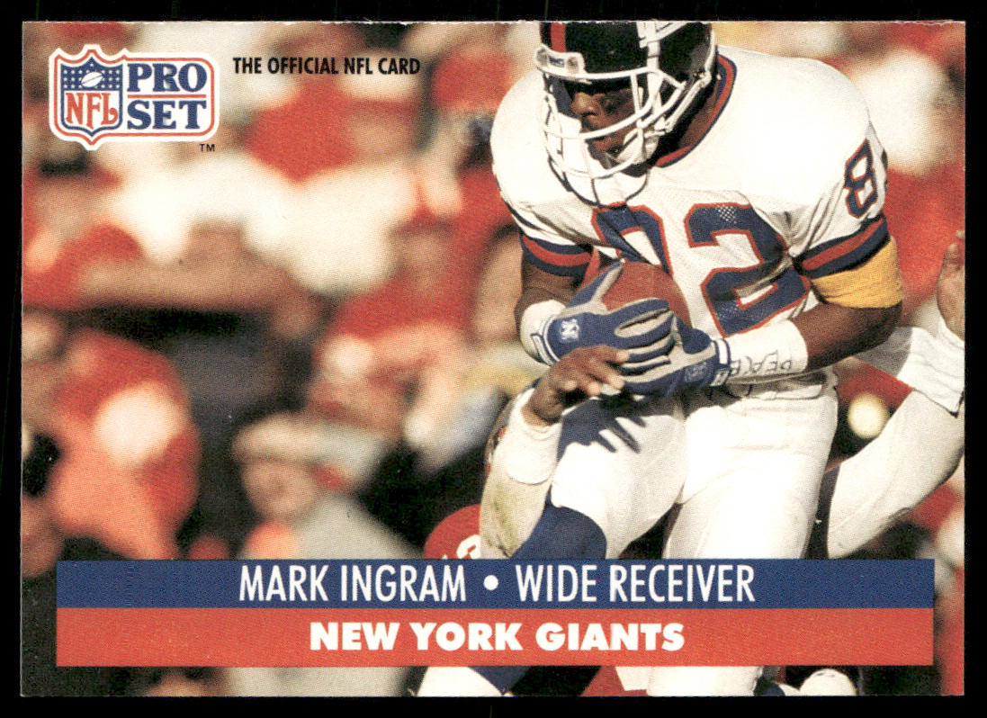 Mark Ingram 1991 Pro Set #65 New York Giants