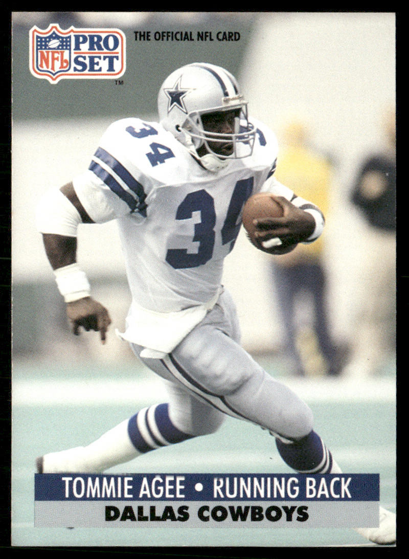 Tommie Agee 1991 Pro Set #127 Dallas Cowboys