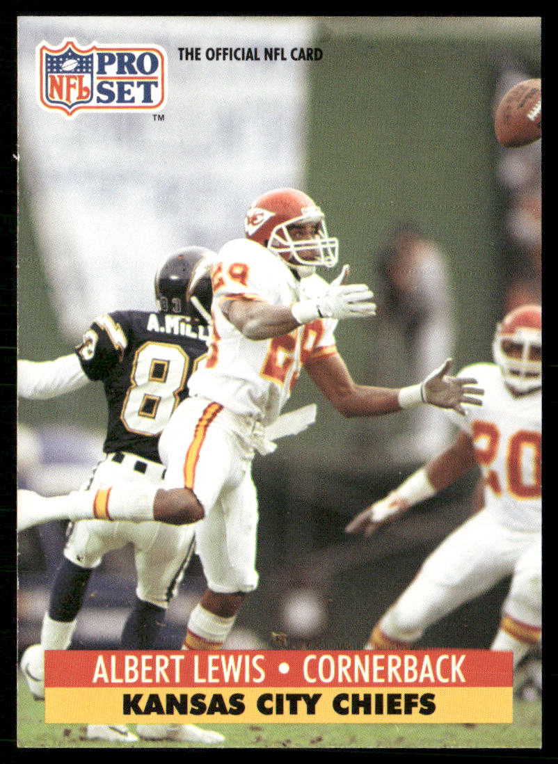 Albert Lewis 1991 Pro Set #183 Kansas City Chiefs