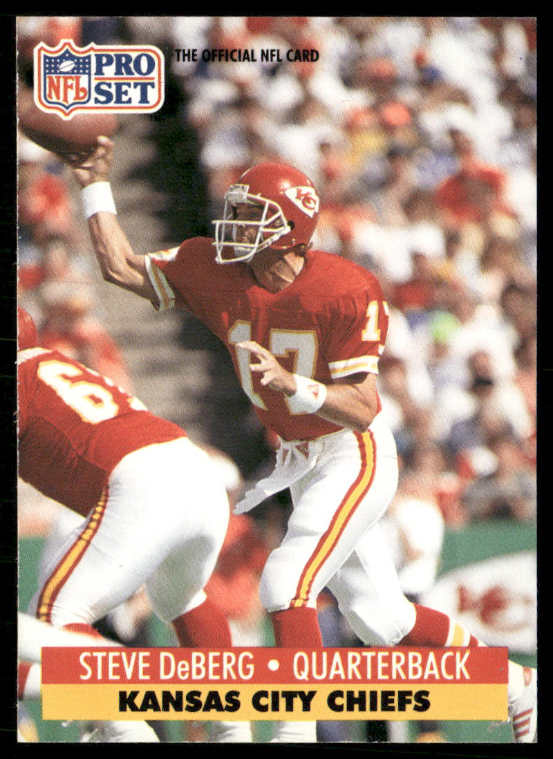 Steve DeBerg 1991 Pro Set #182 Kansas City Chiefs